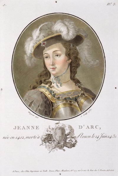 Portrait of Joan of Arc (1412-31), 1787 by Antoine Louis Francois Sergent Marceau